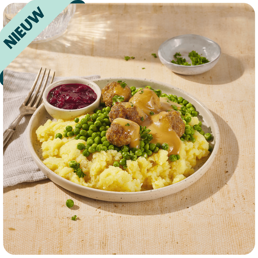 Zweedse balletjes met puree