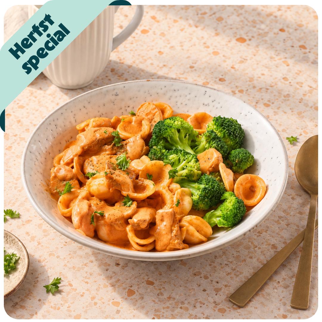 Vriesverse Beef Stroganoff pasta bestellen bij freasy.nl