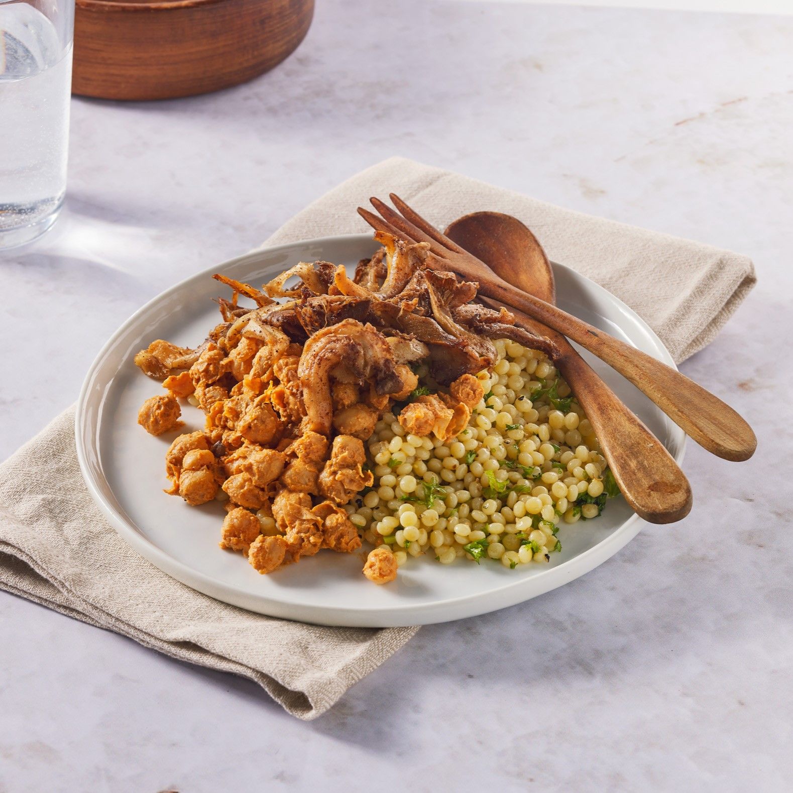 Couscous met Zwamshoarma
