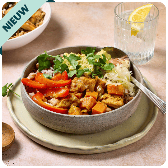 Vriesverse Mexicaanse Kip Fajita Grain Bowl bestellen bij freasy.nl