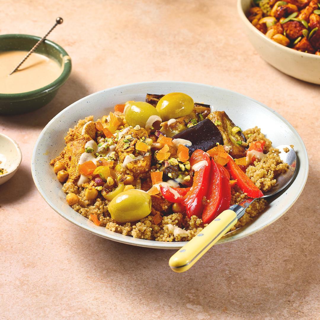 Vriesverse Kip Tajine Grain Bowl bestellen bij freasy.nl