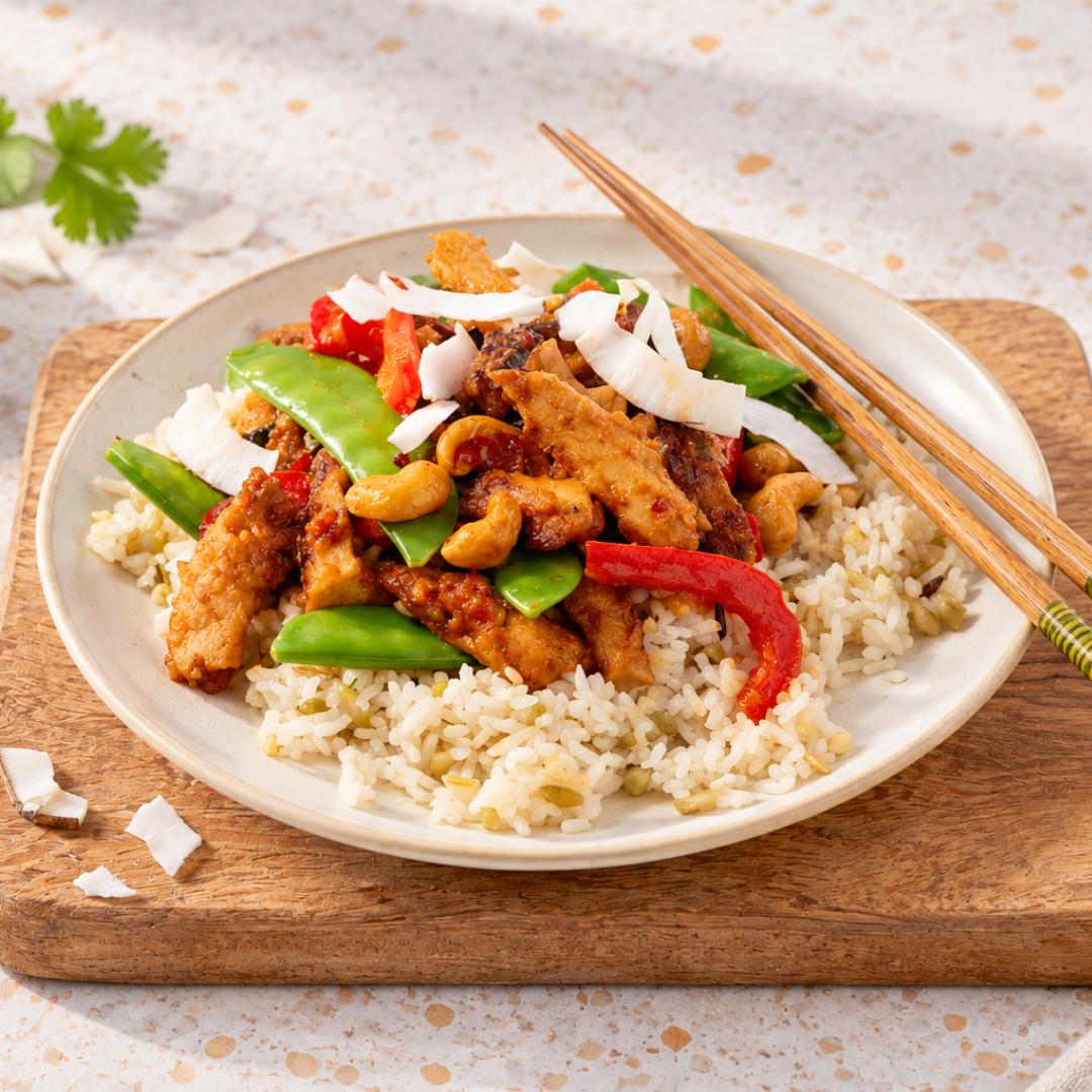 Thai cashew met kokosrijst