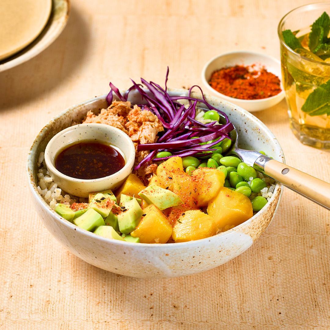 Vriesverse Poke Tuna Grain Bowl bestellen bij freasy.nl