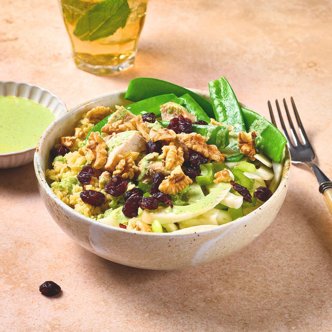 Vriesverse Kip waldorf grain bowl bestellen bij freasy.nl