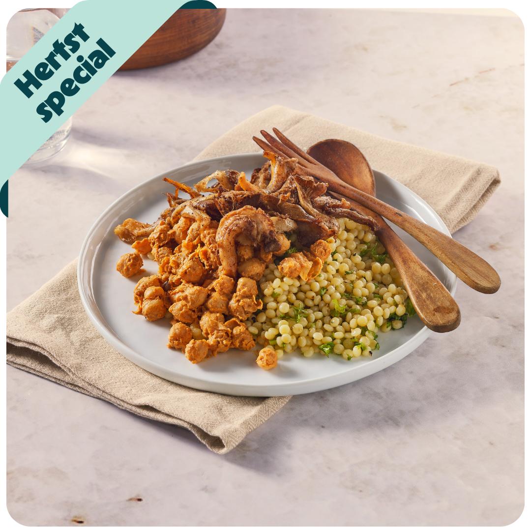 Couscous met Zwamshoarma