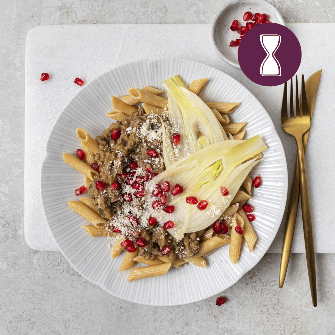 Afslank: Baba ganoush pasta - Freasy | Fresh · Frozen · Easy